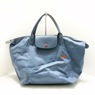 ロンシャン(LONGCHAMP)のLONGCHAMP(ロンシャン) ハンドバッグ ル・プリアージュクラブ ブルーグレー 折りたたみ ナイロン×レザー(ハンドバッグ)