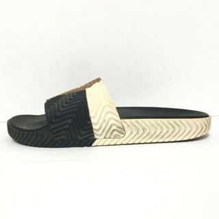 アレキサンダーワン(Alexander Wang)のALEXANDER WANG(アレキサンダーワン) サンダル 28.5 メンズ - ブラウン×黒×アイボリー adidasコラボ ラバー(サンダル)