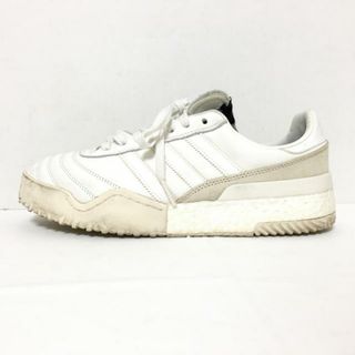 ALEXANDER WANG(アレキサンダーワン) スニーカー 28 メンズ - 黒×白×アイボリー adidasコラボ レザー×スエード