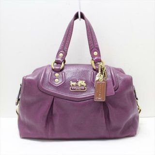 コーチ(COACH)のCOACH(コーチ) ハンドバッグ マディソンレザーオードリー 14316 パープル レザー(ハンドバッグ)