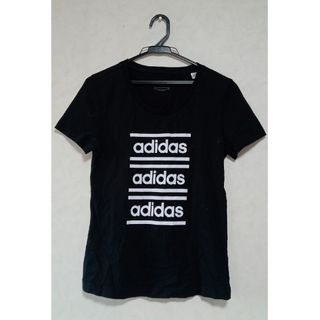 アディダス(adidas)のアディダス　半袖Tシャツ　黒　OT（XL）サイズ(Tシャツ(半袖/袖なし))