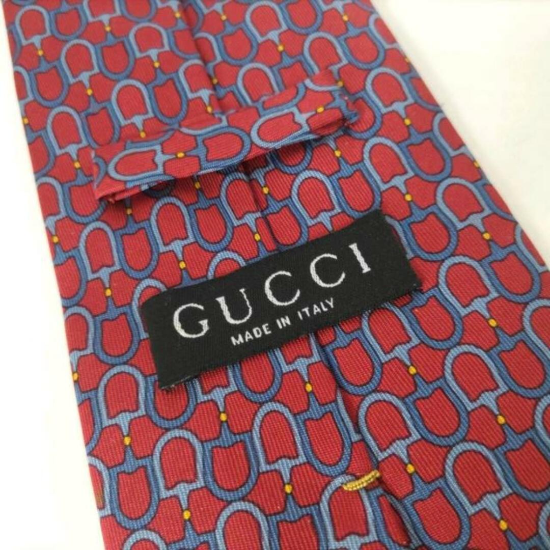 Gucci(グッチ)のGUCCI(グッチ) ネクタイ メンズ - ボルドー×ライトブルー×マルチ メンズのファッション小物(ネクタイ)の商品写真