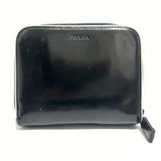 プラダ(PRADA)のPRADA(プラダ) 2つ折り財布 - 1M0605 黒 レザー(財布)