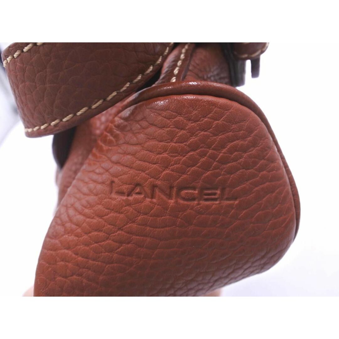 LANCEL(ランセル)のLANCEL ランセル 本革 レザー セミショルダー バッグ 茶 ■■ レディース レディースのバッグ(その他)の商品写真