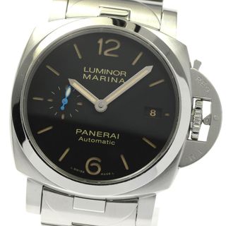 パネライ(PANERAI)のパネライ PANERAI PAM00722 ルミノール マリーナ 1950 3デイズ アッチャイオ 自動巻き メンズ 箱・保証書付き_810893(腕時計(アナログ))