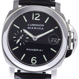 パネライ(PANERAI)のパネライ PANERAI PAM00048 ルミノール マリーナ スモールセコンド 自動巻き メンズ 良品 _808889(腕時計(アナログ))