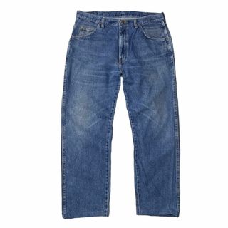 ラングラー(Wrangler)のラングラー デニム ジーンズ W35 ストレート ロゴタグ US古着 bb2(デニム/ジーンズ)