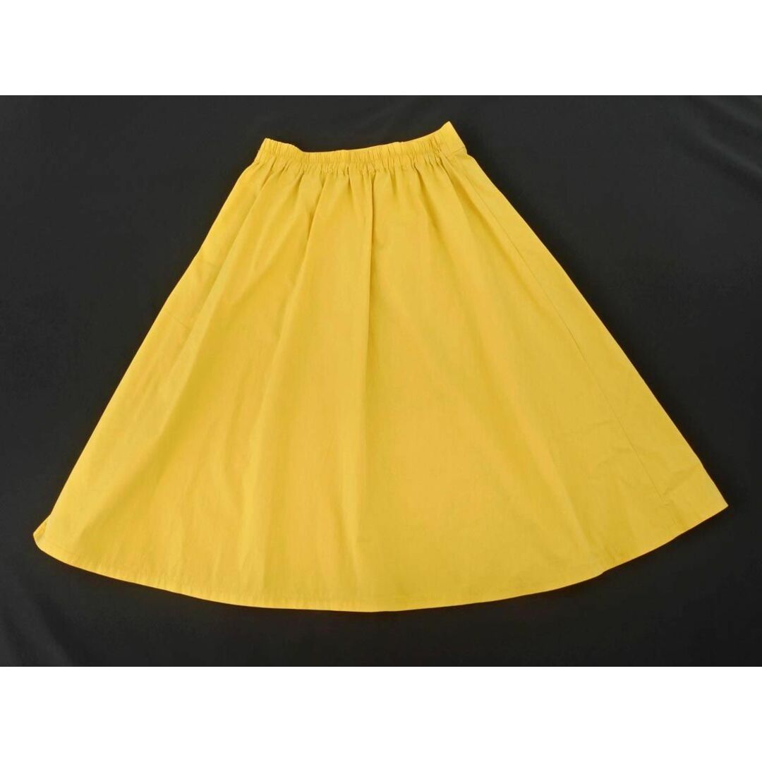 PLST(プラステ)のPLST プラステ サイド ボタン ロング スカート sizeS/黄 ■◇ レディース レディースのスカート(ロングスカート)の商品写真