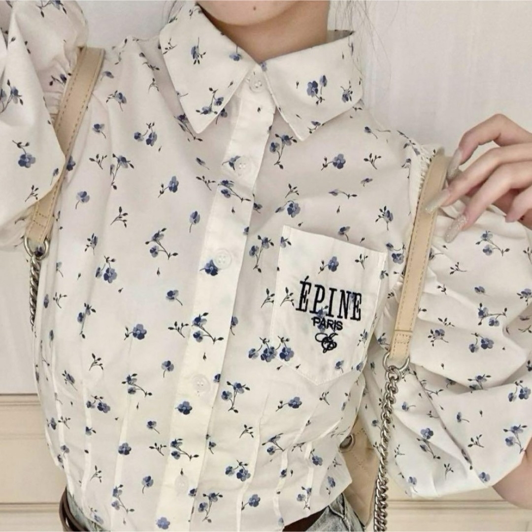 épine(エピヌ)の★新品★epine ÉPINE PARIS corset blouse レディースのトップス(シャツ/ブラウス(半袖/袖なし))の商品写真