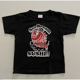 トムズ(TOMS)の魚漢字デザイン　黒Tシャツ　120(Tシャツ/カットソー)