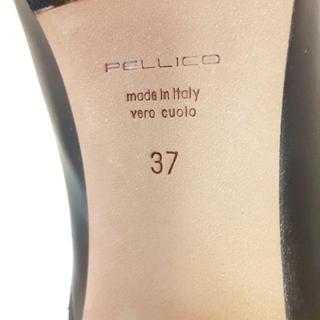 PELLICO(ペリーコ)のPELLICO(ペリーコ) ロングブーツ 37 レディース美品  - 黒 アウトソール張替済 レザー レディースの靴/シューズ(ブーツ)の商品写真