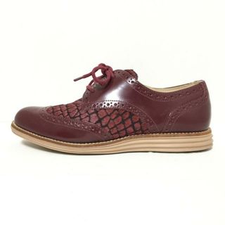 コールハーン(Cole Haan)のCOLE HAAN(コールハーン) シューズ 6B レディース - ボルドー レザー(その他)