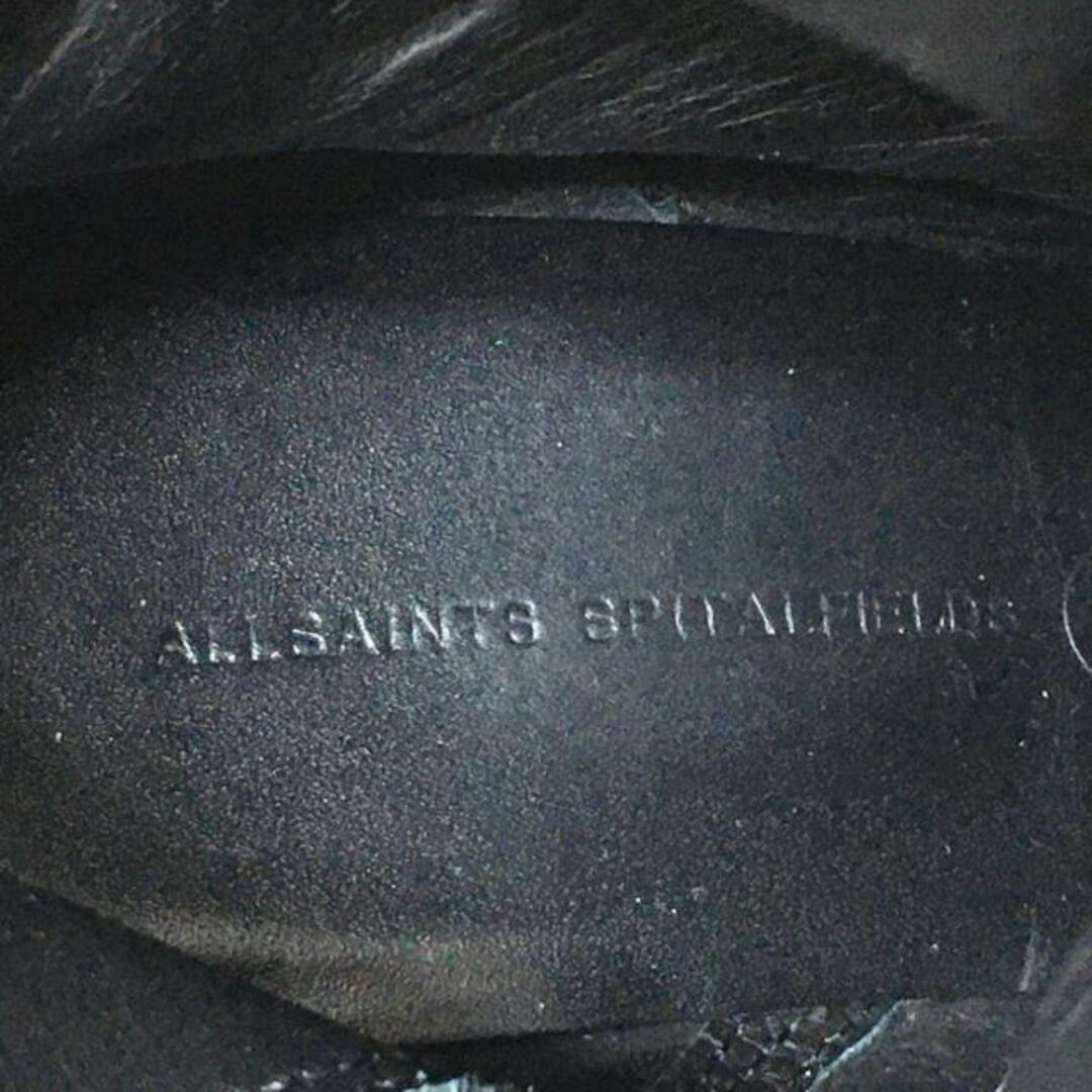 All Saints(オールセインツ)のAll Saints(オールセインツ) ロングブーツ 37 レディース - 黒 ALLSAINT SPITALFIELDS レザー レディースの靴/シューズ(ブーツ)の商品写真