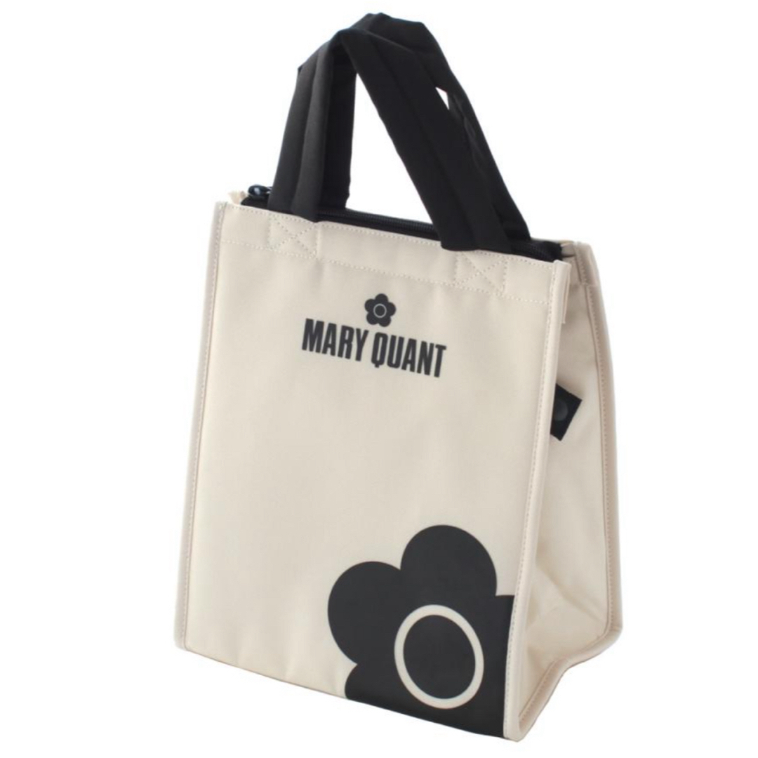 MARY QUANT(マリークワント)のマリークワント　保冷バッグ　ベージュ　限定品 レディースのバッグ(トートバッグ)の商品写真