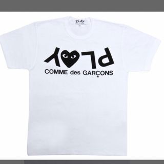 コムデギャルソン(COMME des GARCONS)の【正規品】コムデギャルソン　反転ロゴ×黒ハート(Tシャツ(半袖/袖なし))