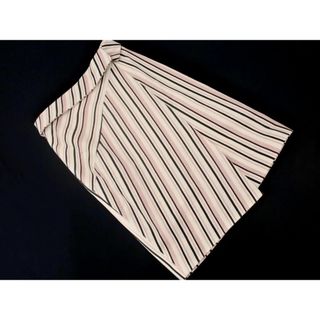 ジャスグリッティー(JUSGLITTY)のJUSGLITTY ジャスグリッティー リネン混 ストライプ タイト スカート size1/白ｘピンクｘ黒 ■◇ レディース(ミニスカート)