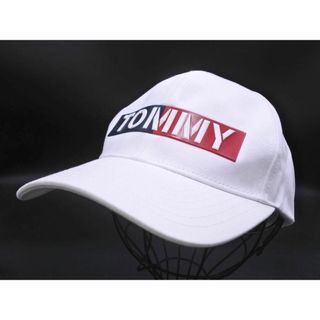 トミーヒルフィガー(TOMMY HILFIGER)のTOMMY HILFIGER トミーヒルフィガー ゴルフ キャップ size56/白 ■■ メンズ(キャップ)