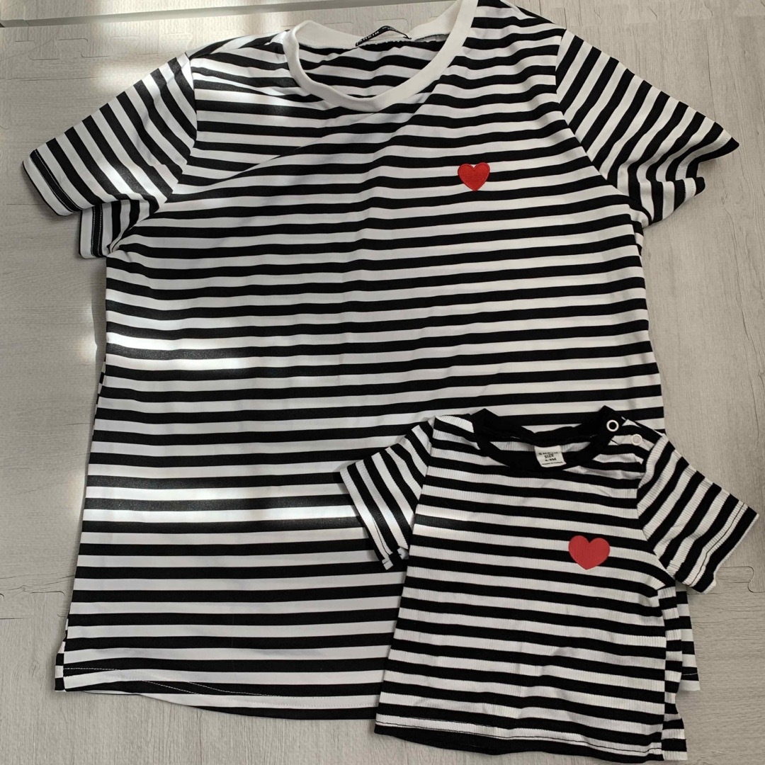 SHEIN(シーイン)の親子コーデ セット ベビー服 キッズ/ベビー/マタニティのベビー服(~85cm)(Tシャツ)の商品写真