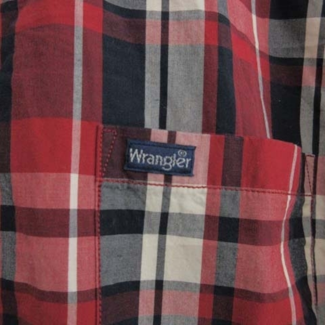 Wrangler(ラングラー)のラングラー WRANGLER カジュアルシャツ チェック 長袖 M 赤  メンズのトップス(シャツ)の商品写真