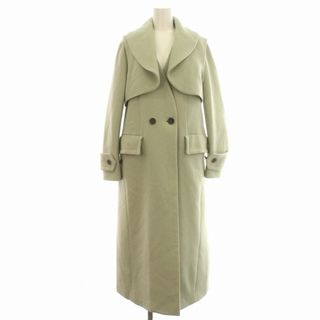 Ameri VINTAGE - アメリ Ameri 22AW ノーカラーコート ベストセット ロング S 緑