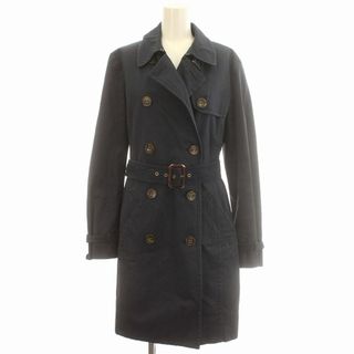 マックスマーラ MAX MARA トレンチ スプリングコート 44 ネイビー