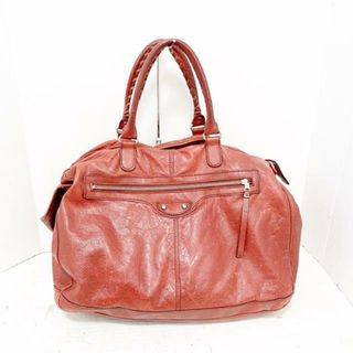 バレンシアガ(Balenciaga)のBALENCIAGA(バレンシアガ) ハンドバッグ - 272408 レッド 2way レザー(ハンドバッグ)