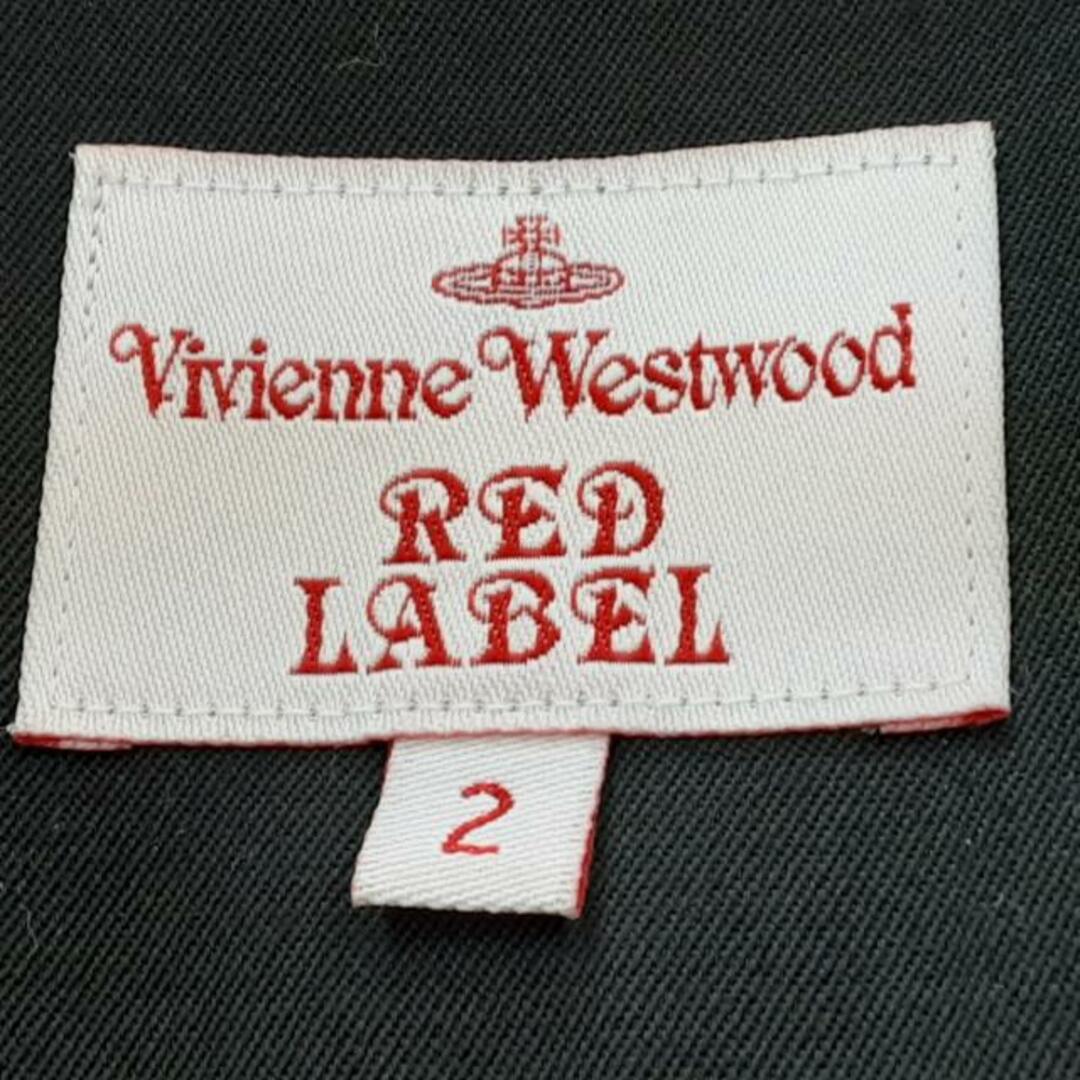 VivienneWestwoodRedLabel(ヴィヴィアンウエストウッドレッドレーベル) スカートセットアップ レディース美品  - 黒 巻きスカート/ミニ丈/パフスリーブ/オーブボタン レディースのレディース その他(セット/コーデ)の商品写真