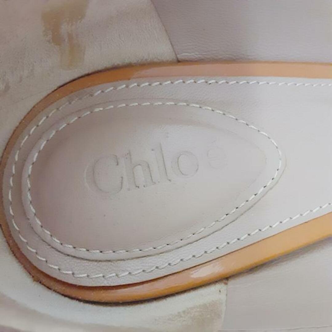 Chloe(クロエ)のChloe(クロエ) パンプス 38 レディース - ブラウン リボン エナメル（レザー） レディースの靴/シューズ(ハイヒール/パンプス)の商品写真