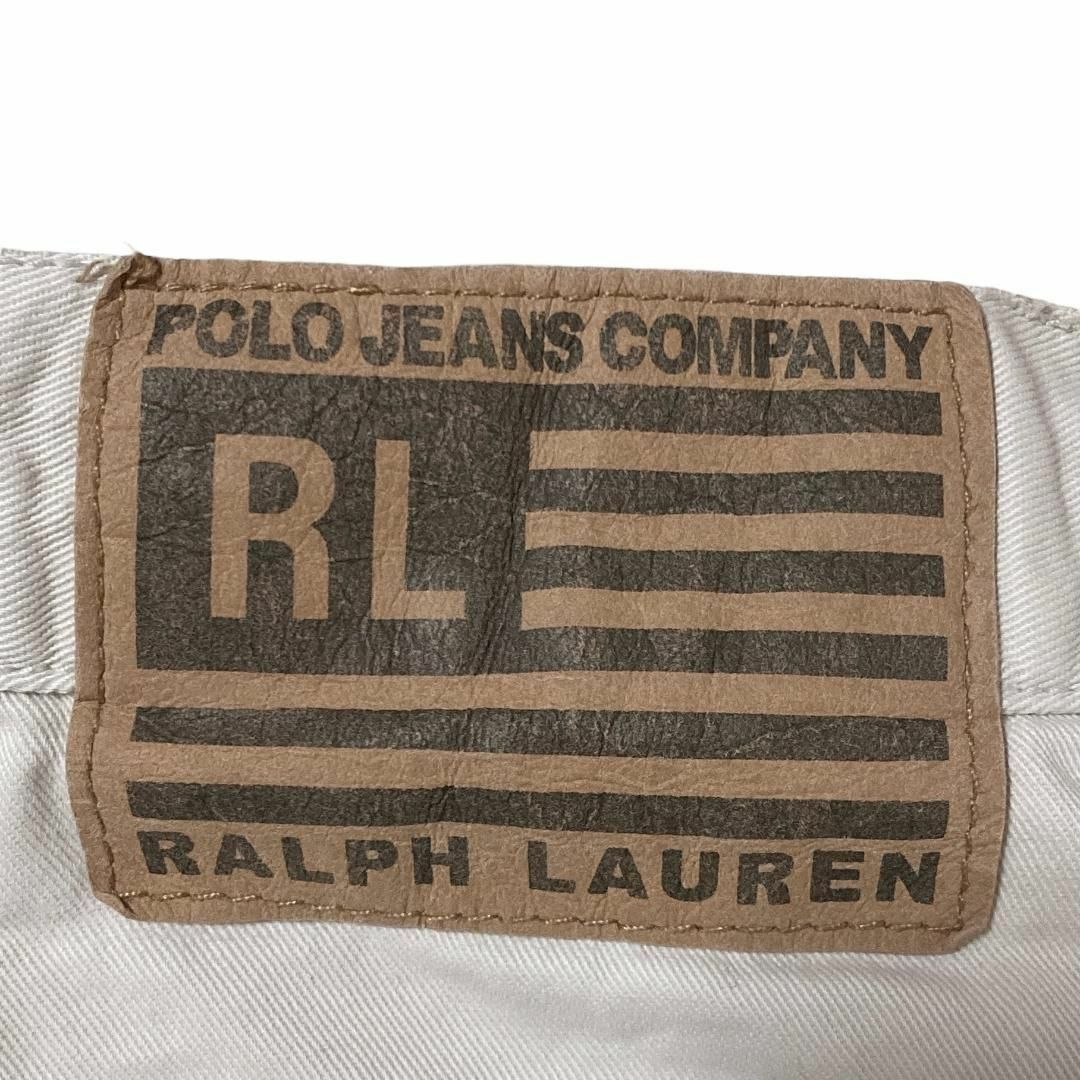 Ralph Lauren(ラルフローレン)のラルフローレン ポロジーンズ コットンパンツ W32 アイボリーbb4 メンズのパンツ(その他)の商品写真
