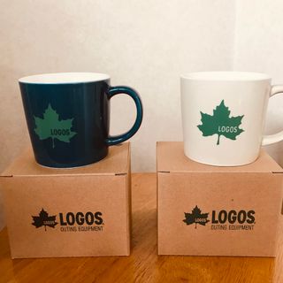 ロゴス(LOGOS)の新品未使用！ロゴスLOGOSマグカップ2個セット(グラス/カップ)