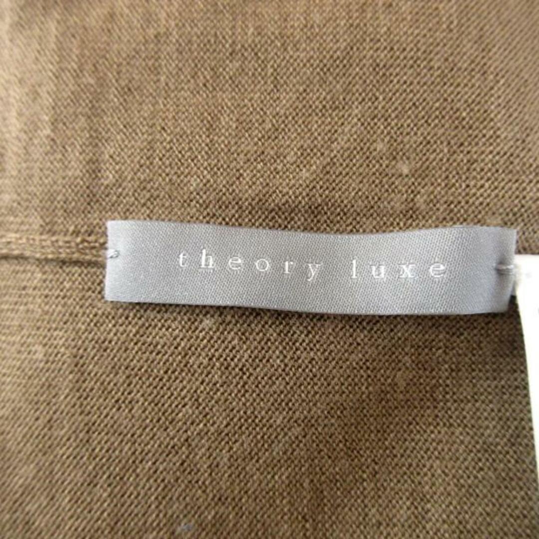 Theory luxe(セオリーリュクス)のtheory luxe(セオリーリュクス) 長袖セーター サイズ38 M レディース - ブラウン タートルネック レディースのトップス(ニット/セーター)の商品写真