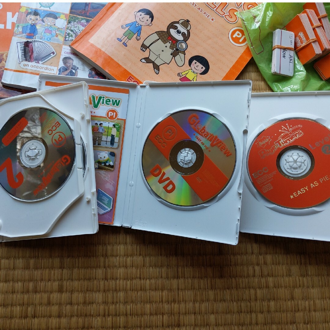 ECCジュニア　P1クラス　教科書　CD DVD セット エンタメ/ホビーの本(語学/参考書)の商品写真