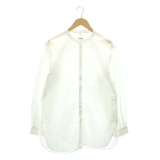 アザー(other)のコロン Henlyneck Shirt ヘンリーネック シャツ 長袖 1 白(シャツ)