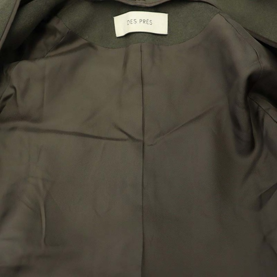 DES PRES(デプレ)のデプレ トゥモローランド カシミヤ混 コート フード ロング 36 S カーキ レディースのジャケット/アウター(その他)の商品写真