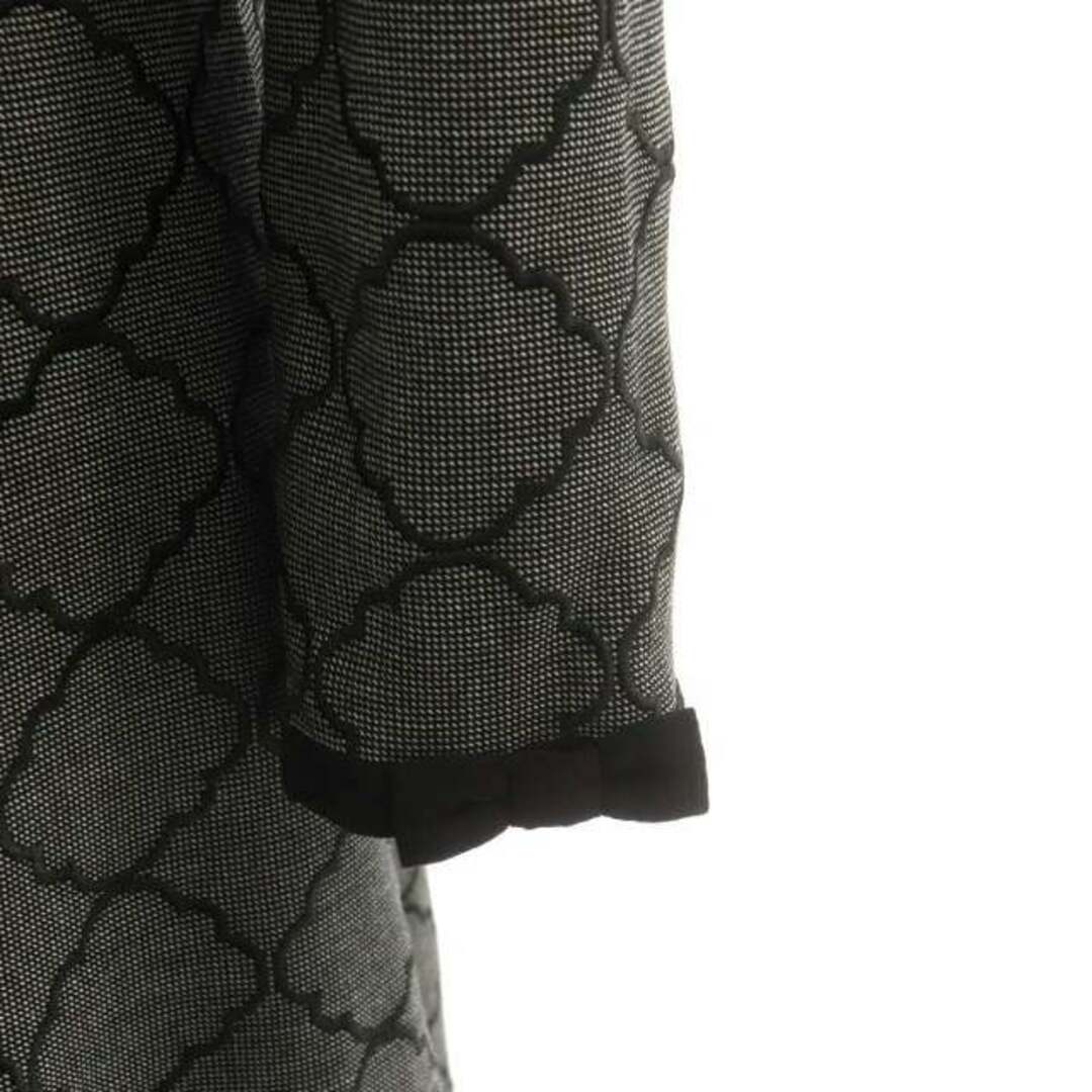 TOCCA(トッカ)のトッカ CLOVER EMB 長袖ドレス ワンピース 膝丈 長袖 総柄 0 黒 レディースのワンピース(ひざ丈ワンピース)の商品写真