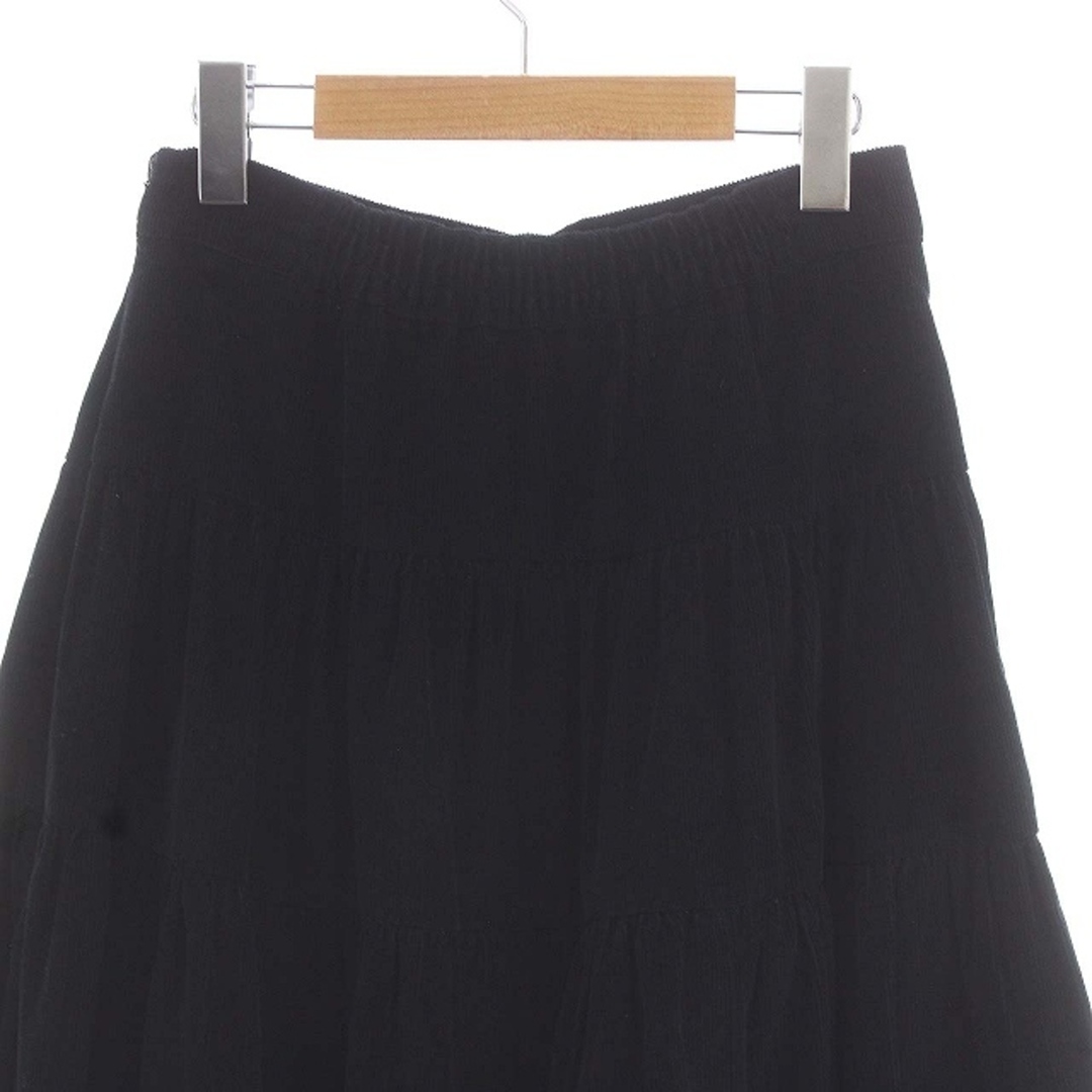レピスリー アクアガール コーデュロイティアードスカート ギャザースカート レディースのスカート(ロングスカート)の商品写真