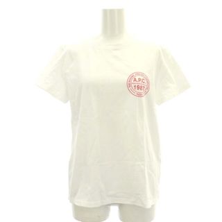 A.P.C - アーペーセー A.P.C. コットン ロゴ Tシャツ カットソー 半袖 S 白