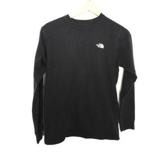 THE NORTH FACE(ノースフェイス) 長袖Tシャツ サイズM レディース - 黒×白 クルーネック