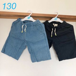 ブランシェス  130 ハーフパンツ　2枚セット③