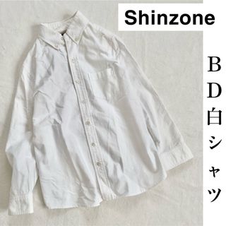 シンゾーン(Shinzone)のShinzone ボタンダウン　オックス　白シャツ(シャツ/ブラウス(長袖/七分))