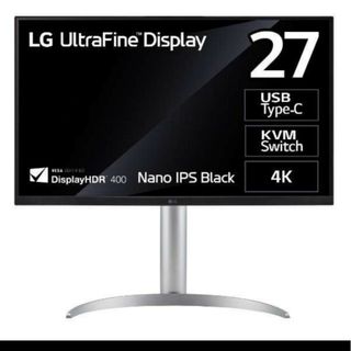 エルジーエレクトロニクス(LG Electronics)の使用24時間 LG 27インチ 4K モニター ディスプレイ 27UQ850-W(ディスプレイ)