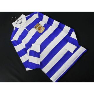 ラルフローレン(Ralph Lauren)のポロ ラルフローレン ボーダー ワッペン ラガー シャツ sizeXS/青ｘ白 ■◇ メンズ(シャツ)