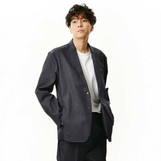 ニューバランス(New Balance)の【美品】ニューバランス Met24 SINGLE JACKET Denim S(テーラードジャケット)