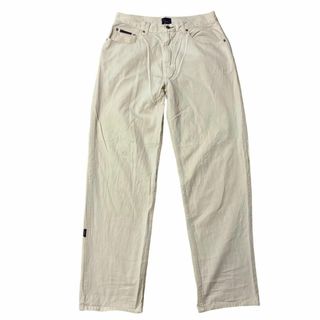 トミージーンズ(TOMMY JEANS)のトミージーンズ チノパン コットンパンツ W32 テーパード ベージュbb6①(チノパン)