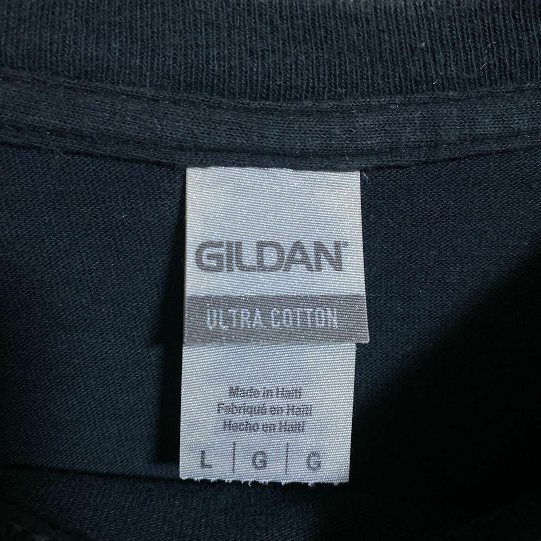 ギルダン ギター ミュージック One ブラック L USA古着 半袖 Tシャツ メンズのトップス(Tシャツ/カットソー(半袖/袖なし))の商品写真