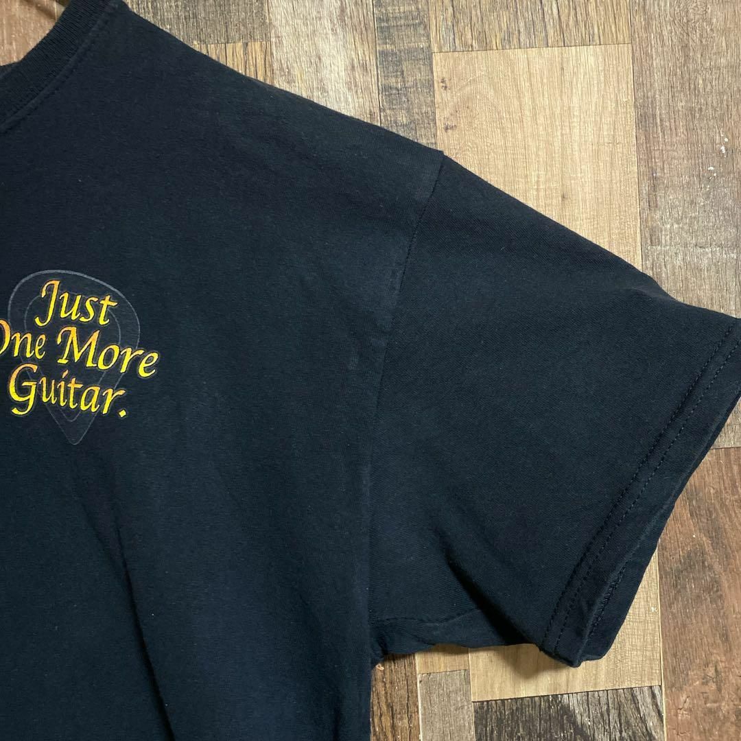 ギルダン ギター ミュージック One ブラック L USA古着 半袖 Tシャツ メンズのトップス(Tシャツ/カットソー(半袖/袖なし))の商品写真