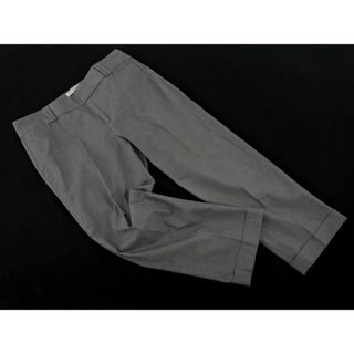 バナナリパブリック(Banana Republic)のBANANA REPUBLIC バナナリパブリック クロップド パンツ size2/グレー ■◇ レディース(クロップドパンツ)