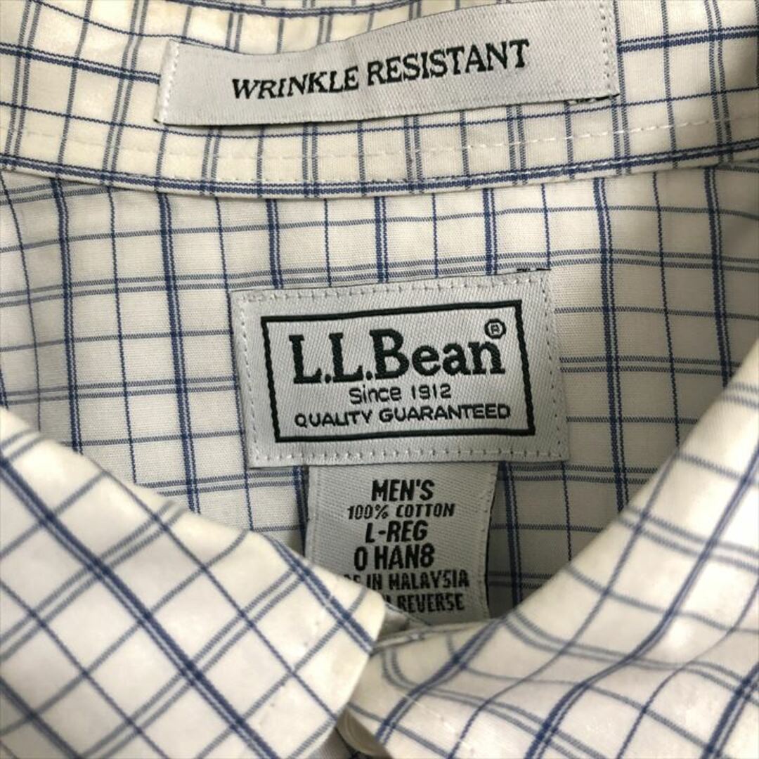 L.L.Bean(エルエルビーン)の90s 古着 エルエルビーン BDシャツ チェックシャツ ゆるダボ L  メンズのトップス(シャツ)の商品写真