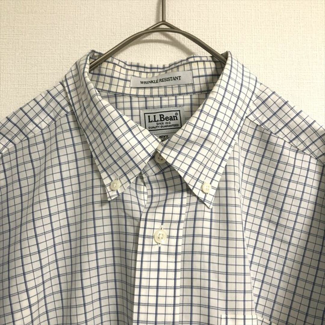 L.L.Bean(エルエルビーン)の90s 古着 エルエルビーン BDシャツ チェックシャツ ゆるダボ L  メンズのトップス(シャツ)の商品写真