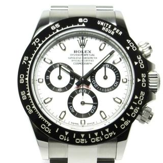 ROLEX - ROLEX(ロレックス) 腕時計美品  デイトナ 116500LN メンズ SS/セラミックベゼル/13コマ(フルコマ)/ランダムルーレット/クロノグラフ/2023.7 白